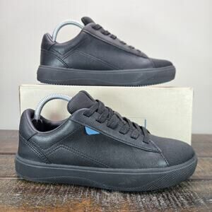 Vessi Soho Sneaker Womens Size 5 Waterproof Shoes Casual Asphalt Black Black